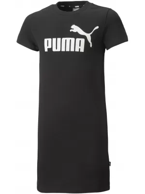 Obleka PUMA ESS+ LOGO DRESS 673493_01 PUMA ČRNA