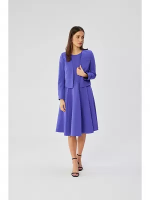 Obleka STYLOVE S358 VIJOLIČNA
