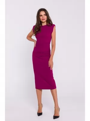 Obleka STYLOVE S382 SLIVA