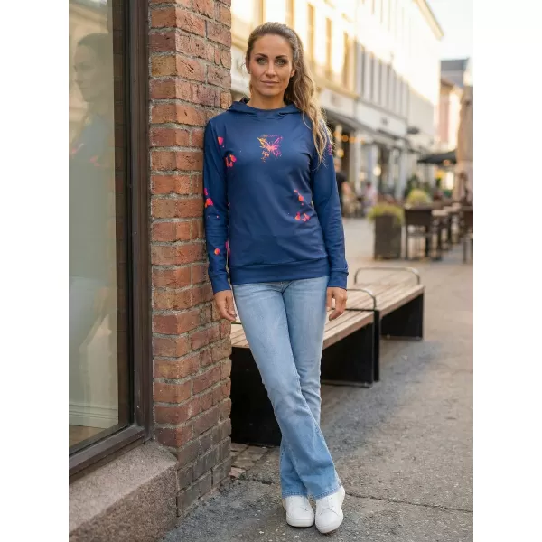  Ženski vrhunski funkcionalni pulover ALTISPORT VOJ/ALW077MI01 TEMNO MODRA/ORANŽNA 