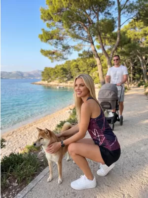 Ženski vrhunski funkcionalni brezrokavnik ALTISPORT VOJ/ALW082TIL01 VIJOLIČNA
