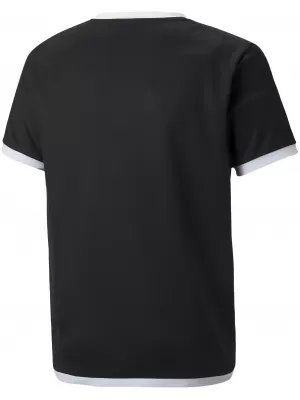 Otroški nogometni dres PUMA TEAMLIGA JERSEY JR 704925_03 PUMA ČRNA/PUMA BELA