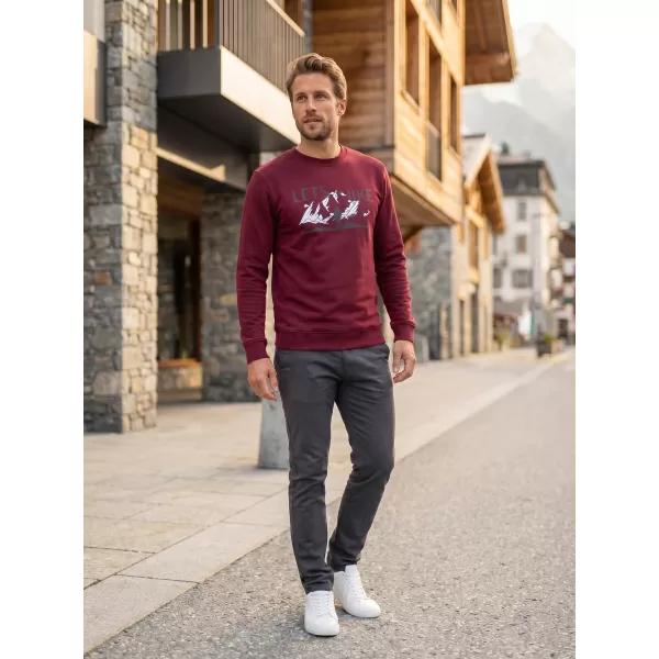  Moški pulover ALTISPORT ALM190406 GRANAT 