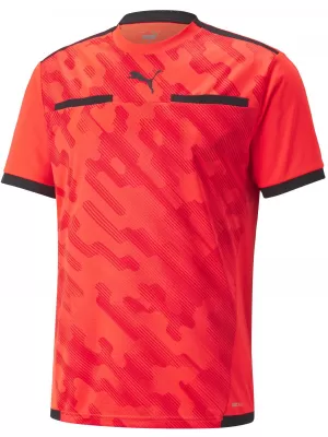 Nogometni dres PUMA TEAMLIGA REFEREE JERSEY 705452_19 RED BLAST/ RDEČA EKSPLOZIJA/PUMA ČRNA