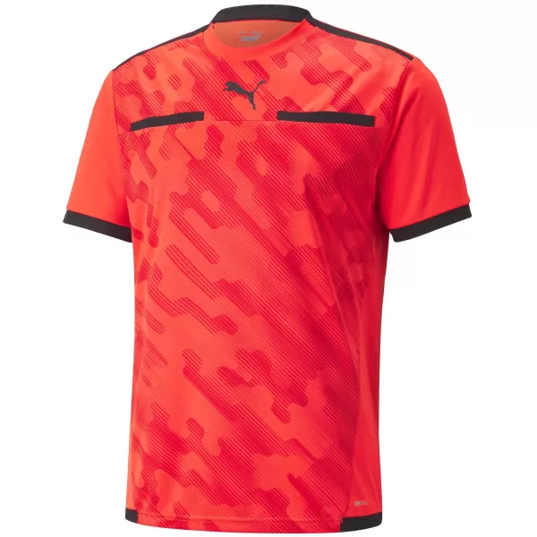  Nogometni dres PUMA TEAMLIGA REFEREE JERSEY 705452_19 RED BLAST/ RDEČA EKSPLOZIJA/PUMA ČRNA 