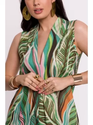 Obleka BEWEAR B283 ZELENA