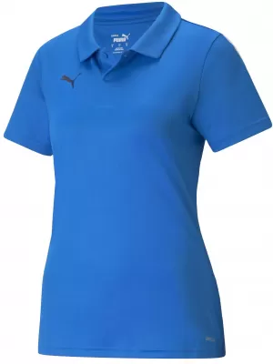 Ženska majica z ovratnikom PUMA TEAMLIGA SIDELINE POLO W 657408_02 ELECTRICBLUE/ ELECTRICBLUE/PUMAWHITE