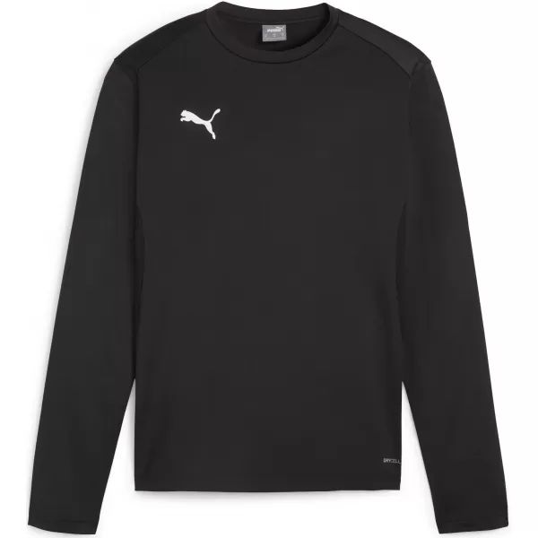  Moška jopica PUMA TEAMGOAL TRAINING SWEAT 658649_03 PUMA ČRNA/BELA/TEMNO SIVA 