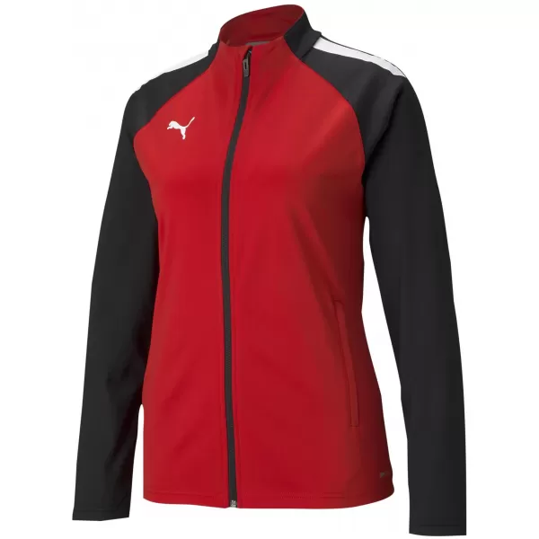  Ženska jakna PUMA TEAMLIGA TRAINING JACKET W 657252_01 PUMA RDEČA/PUMA ČRNA 