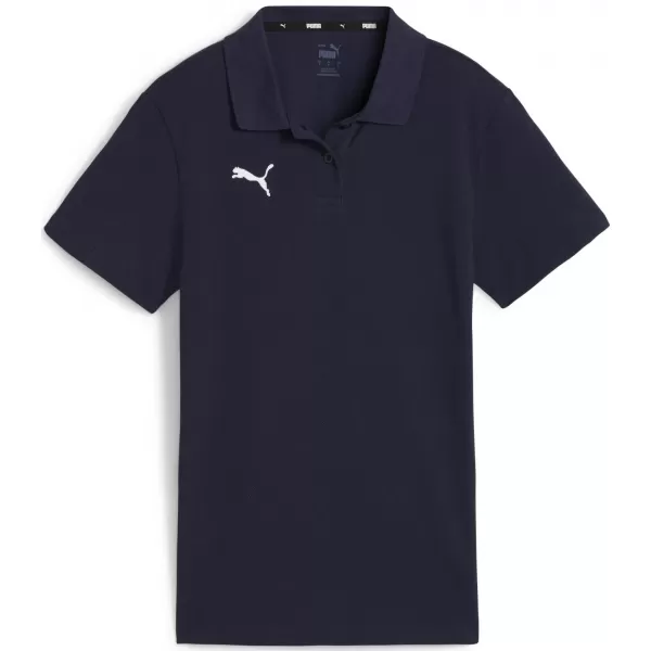  Ženska majica z ovratnikom PUMA TEAMGOAL CASUALS POLO WMN 658607_06 PUMA NAVY/PUMA WHITE 