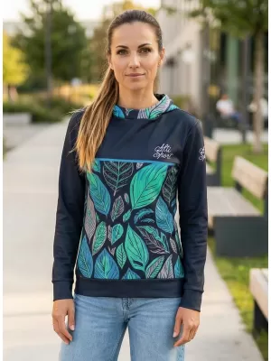 Ženski vrhunski funkcionalni pulover ALTISPORT VOJ/ALW061MI01 MODRA