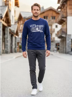 Moški pulover ALTISPORT ALM190406 POLNOČNO MODRA