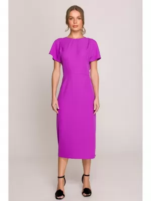 Obleka STYLOVE S398 SIVKA
