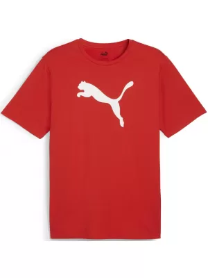 Srajca PUMA TEAMRISE LOGO JERSEY COTTON 658705_01 PUMA RED/PUMA WHITE