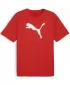 Srajca PUMA TEAMRISE LOGO JERSEY COTTON 658705_01 PUMA RED/PUMA WHITE