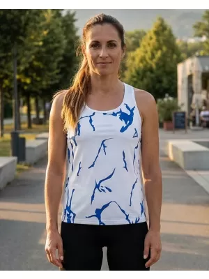Ženski vrhunski funkcionalni brezrokavnik ALTISPORT VOJ/ALW052TIL01 BELA