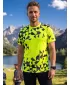 Moška premium funkcionalna majica s kratkimi rokavi ALTISPORT VOJ/ALM108TR01 NEON RUMENA