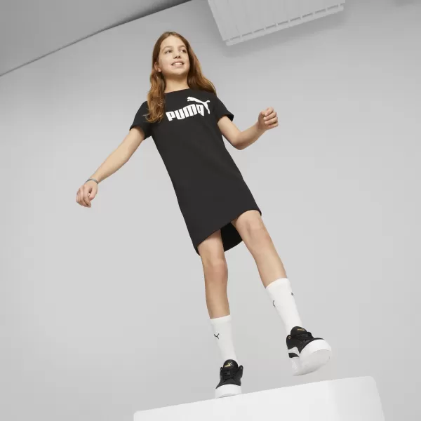  Obleka PUMA ESS+ LOGO DRESS 673493_01 PUMA ČRNA 