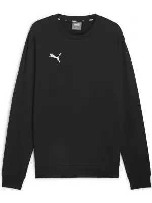 Moška jopica PUMA TEAMGOAL CASUALS CREW NECK S 658592_03 PUMA ČRNA/PUMA BELA