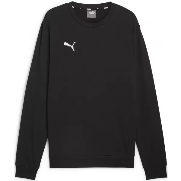  Moška jopica PUMA TEAMGOAL CASUALS CREW NECK S 658592_03 PUMA ČRNA/PUMA BELA 