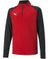 Otroška trenirka PUMA TEAMLIGA 1/4 ZIP TOP JR 657237_01 PUMA RDEČA/PUMA ČRNA