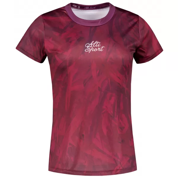  Ženska premium funkcionalna majica ALTISPORT VOJ/ALW096TR01 BORDO 