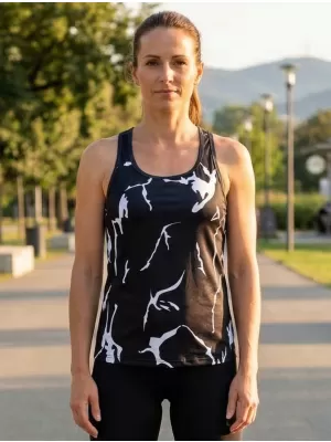 Ženski vrhunski funkcionalni brezrokavnik ALTISPORT VOJ/ALW052TIL01 ČRNA