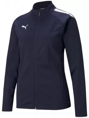 Ženska jakna PUMA TEAMLIGA TRAINING JACKET W 657252_06 PEACOAT/ PEACOAT/PUMA BELA