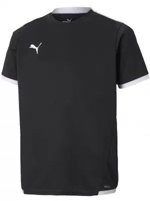 Otroški nogometni dres PUMA TEAMLIGA JERSEY JR 704925_03 PUMA ČRNA/PUMA BELA