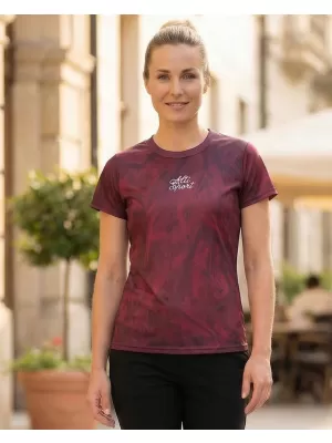 Ženska premium funkcionalna majica ALTISPORT VOJ/ALW096TR01 BORDO