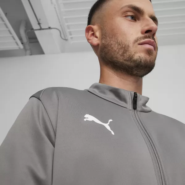  Jakna PUMA TEAMGOAL TRAINING JACKET 658633_13 LITO ŽELEZO/BELO/SENCO SIVA 