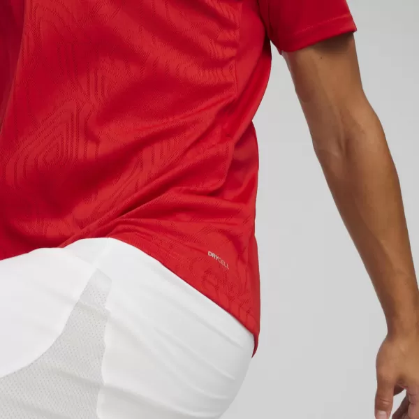  Moška funkcionalna majica PUMA TEAMFINAL TRAINING JERSEY 658557_01 PUMA RED/PUMA SILVER 