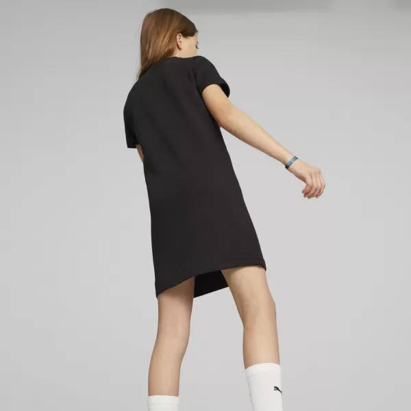  Obleka PUMA ESS+ LOGO DRESS 673493_01 PUMA ČRNA 