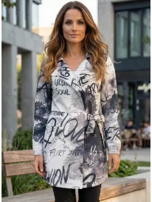 Ženska vrhunska torba za pulover ALTISPORT VOJ/ALW105MI05 ČRNO-BELO
