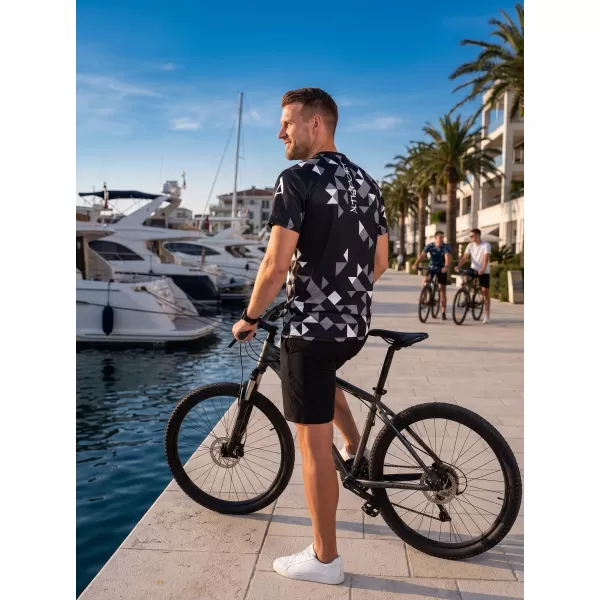  Moška premium funkcionalna majica s kratkimi rokavi ALTISPORT VOJ/ALM108TR01 ČRNA 