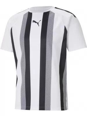 Moška funkcionalna majica PUMA TEAMLIGA STRIPED JERSEY 704920_04 PUMA BELA/PUMA ČRNA