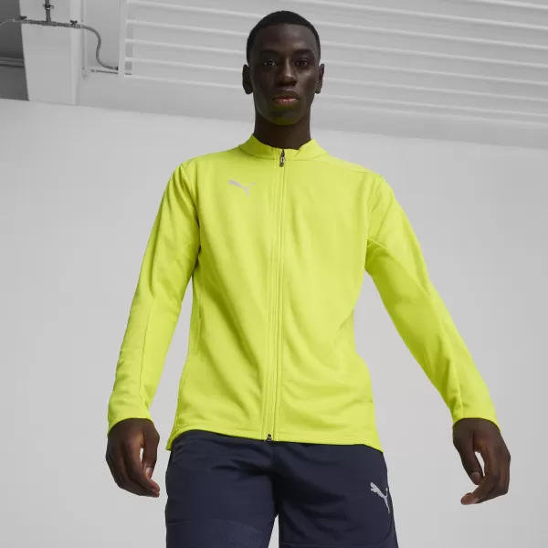  Jakna PUMA TEAMFINAL TRAINING JACKET 658554_30 ELECTRIC LIME/ ELEKTRIČNI APNO/PUMA SREBRO 