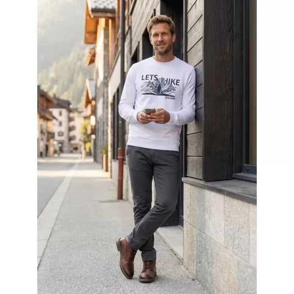  Moški pulover ALTISPORT ALM190406 BELA 