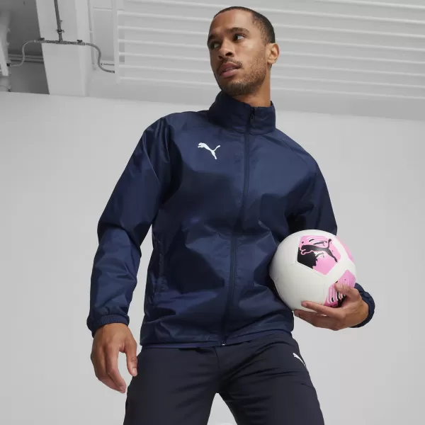  Jakna PUMA TEAMGOAL ALL WEATHER JACKET 659038_06 PUMA NAVY/PUMA WHITE 