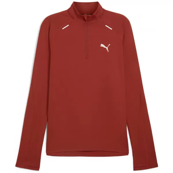  Srajca PUMA RUN CLOUDSPUN 1/4 ZIP 525781_63 MARS RDEČA 