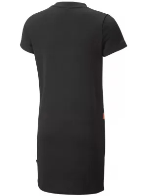 Obleka PUMA ESS+ LOGO DRESS 673493_01 PUMA ČRNA
