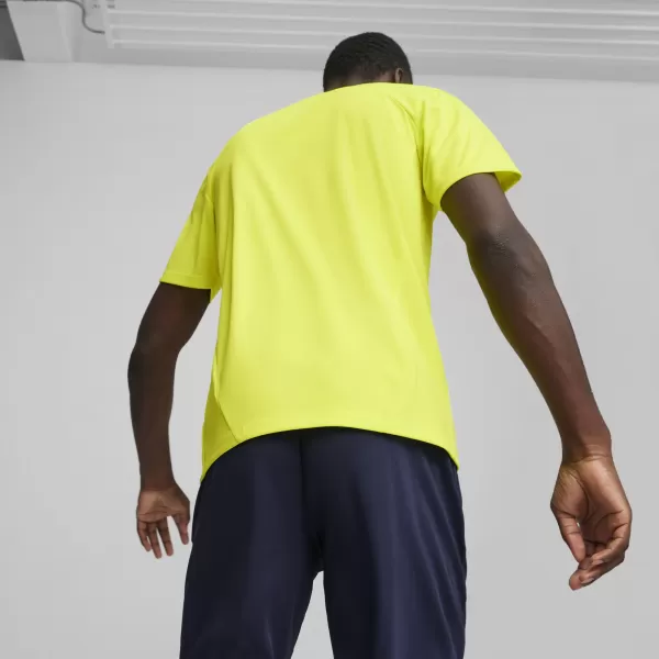  Moška funkcionalna majica PUMA TEAMFINAL TRAINING JERSEY 658557_30 ELECTRIC LIME/ ELEKTRIČNI APNO/PUMA SREBRO 