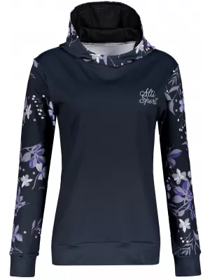 Ženski vrhunski funkcionalni pulover ALTISPORT VOJ/ALW063MI01 ČRNA