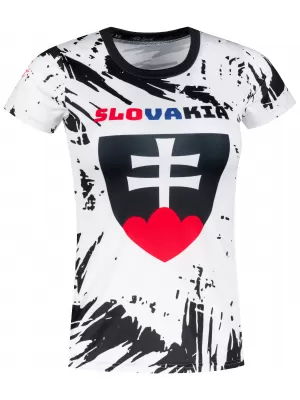 Ženska premium funkcionalna majica ALTISPORT VOJ/ALW036SL/TR01 ABSTRAKCIJA