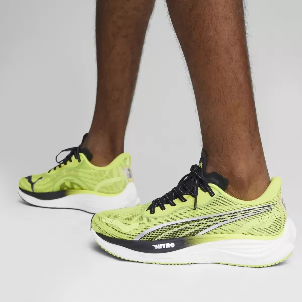  Moški čevlji PUMA VELOCITY NITRO 3 PSYRUSH 380080_01 LIME POW/ČRNA/SREBRNA 