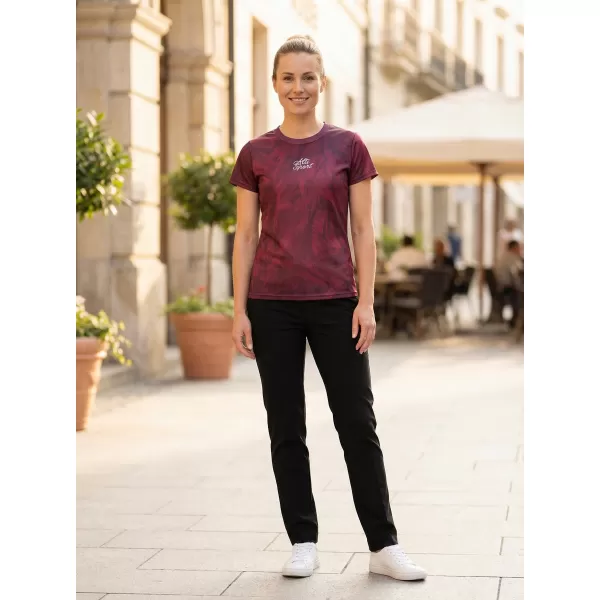  Ženska premium funkcionalna majica ALTISPORT VOJ/ALW096TR01 BORDO 