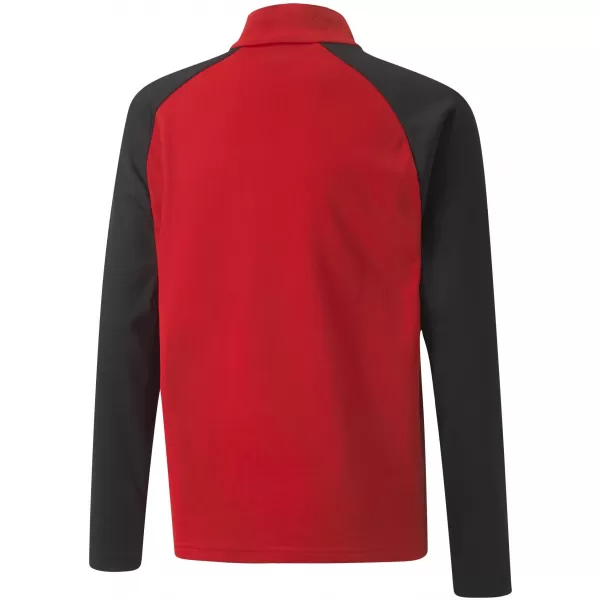  Otroška trenirka PUMA TEAMLIGA 1/4 ZIP TOP JR 657237_01 PUMA RDEČA/PUMA ČRNA 