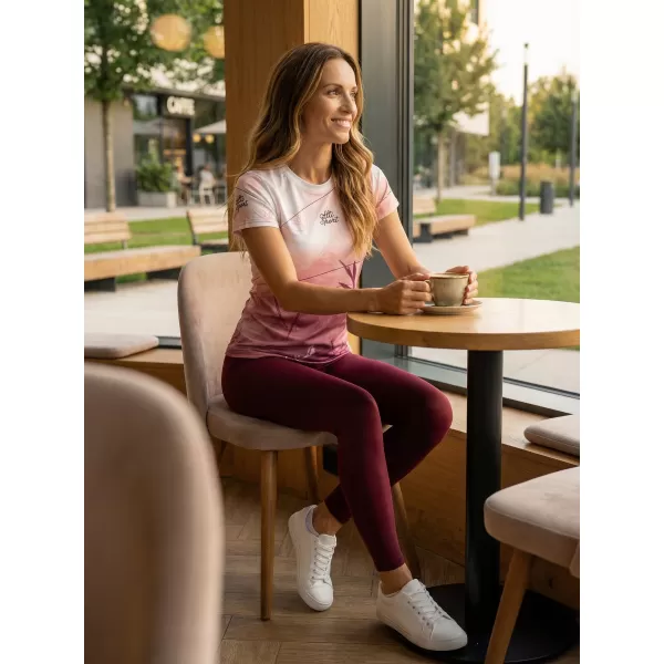  Ženska premium funkcionalna majica ALTISPORT VOJ/ALW083TR01 BELO ROZA 