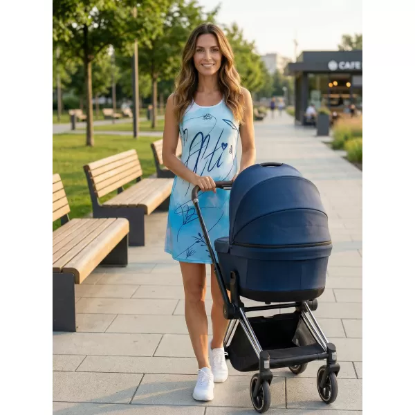  Ženska premium funkcionalna obleka ALTISPORT VOJ/ALW083SAT01 BELO MODRA 