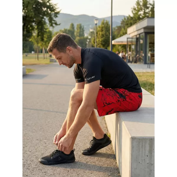  Moške premium funkcionalne kratke hlače ALTISPORT VOJ/ALM071KRA01 RDEČA 